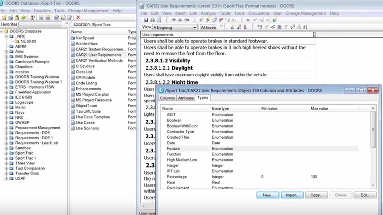 planning feature interface showcase